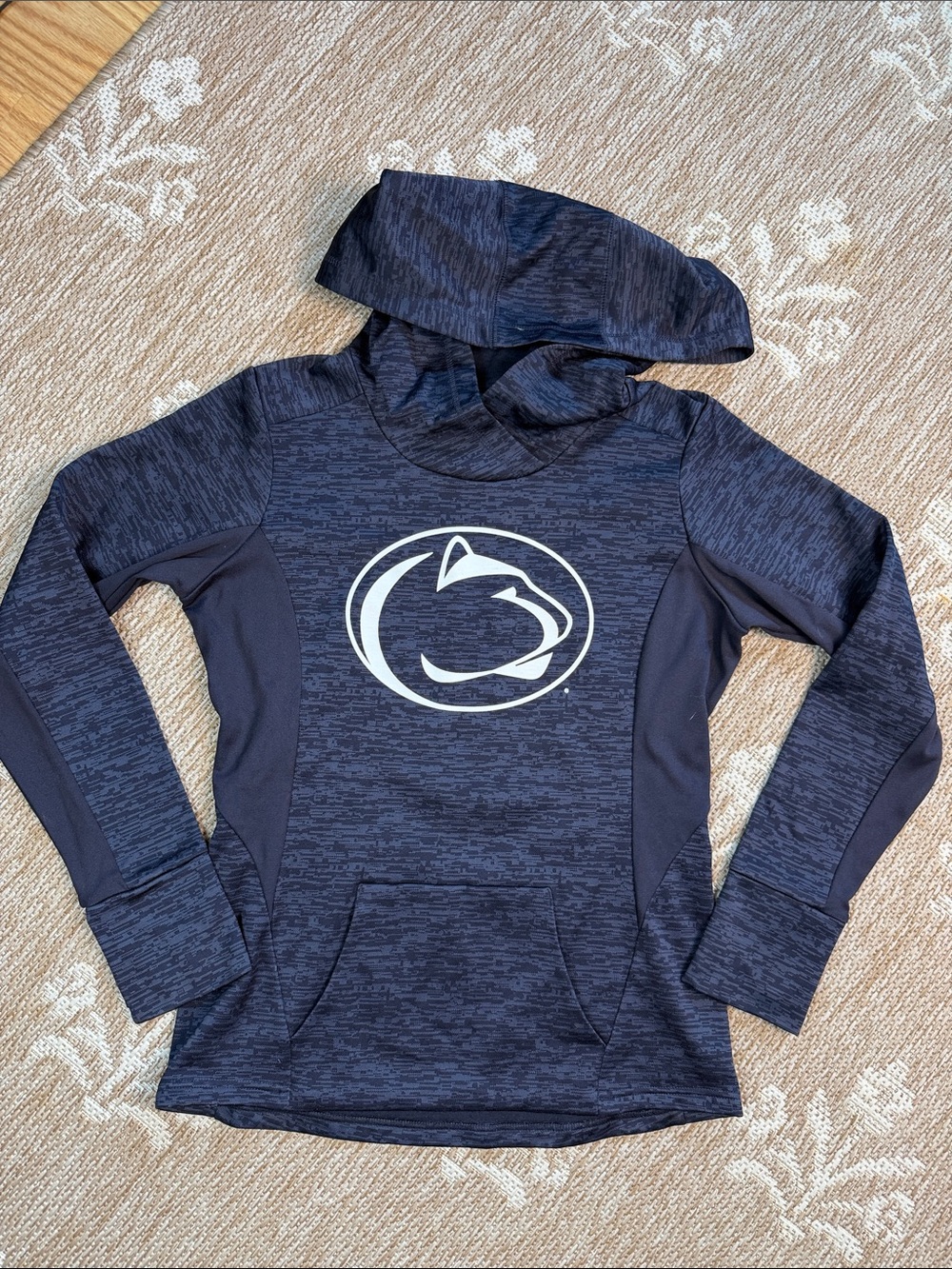 Fanatics Navy Hooded Penn state nittany lion Performance Pullover with White Log